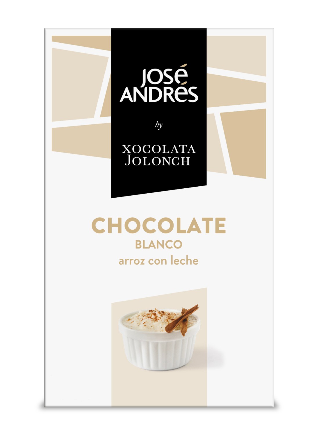 Chocolat blanc au riz au lait de José Andrés 130 g