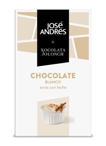 Chocolat blanc au riz au lait de José Andrés 130 g