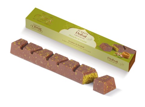 Turrón Dubai de Chocolate con Pistacho & Kadaif 200g en Estuche