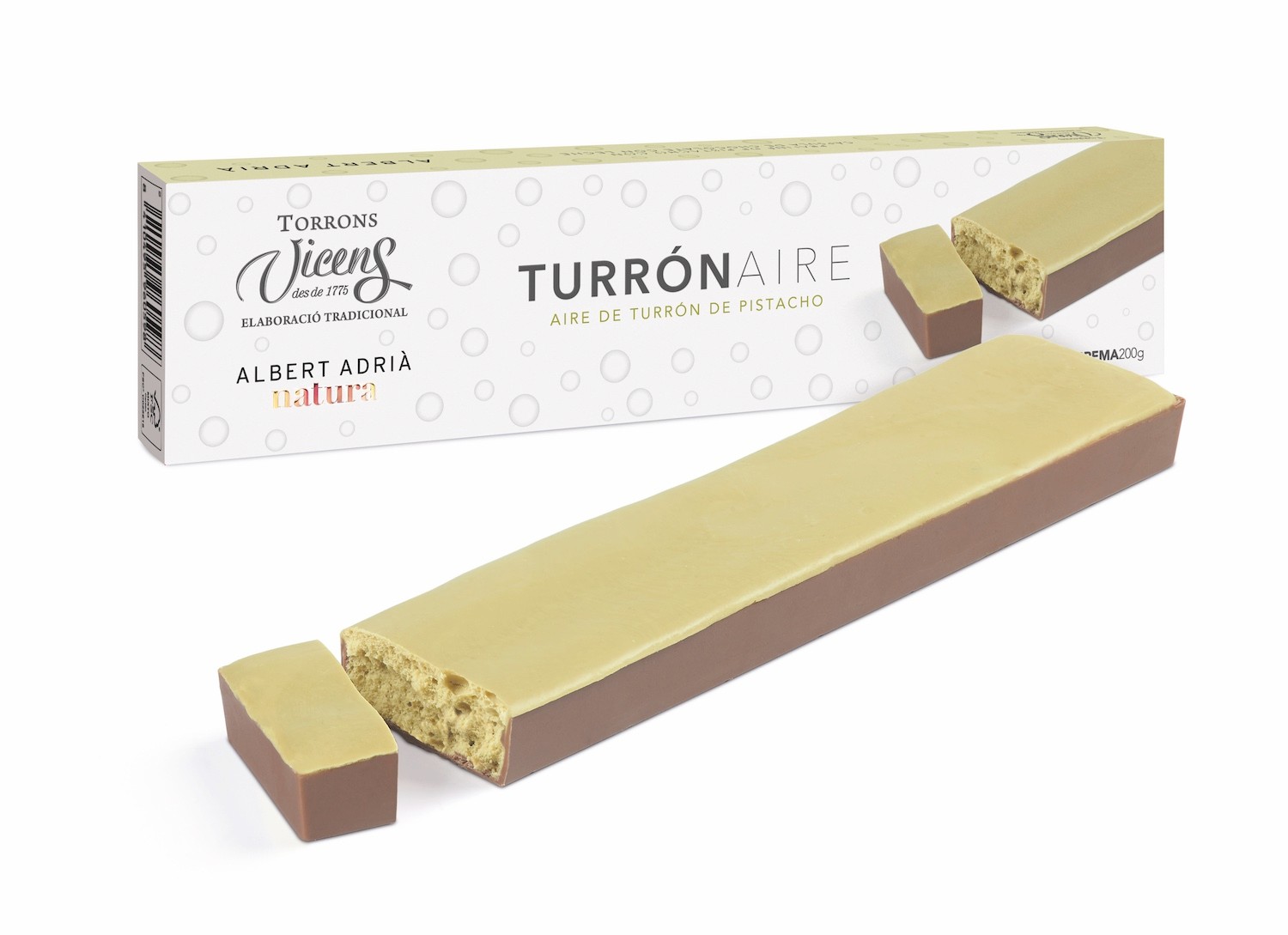 Turrón Aire de Pistacho Albert Adrià 200g