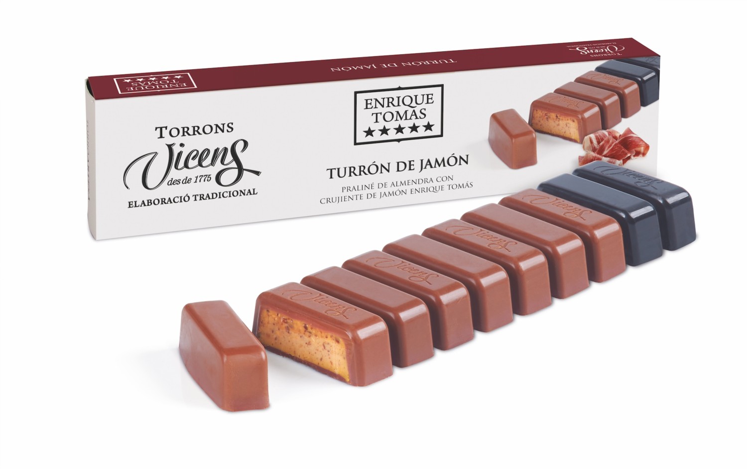 Enrique Tomás Ham Nougat 300g in Case