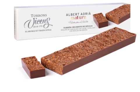 Turrón Crujiente de Neulas Albert Adrià 250g