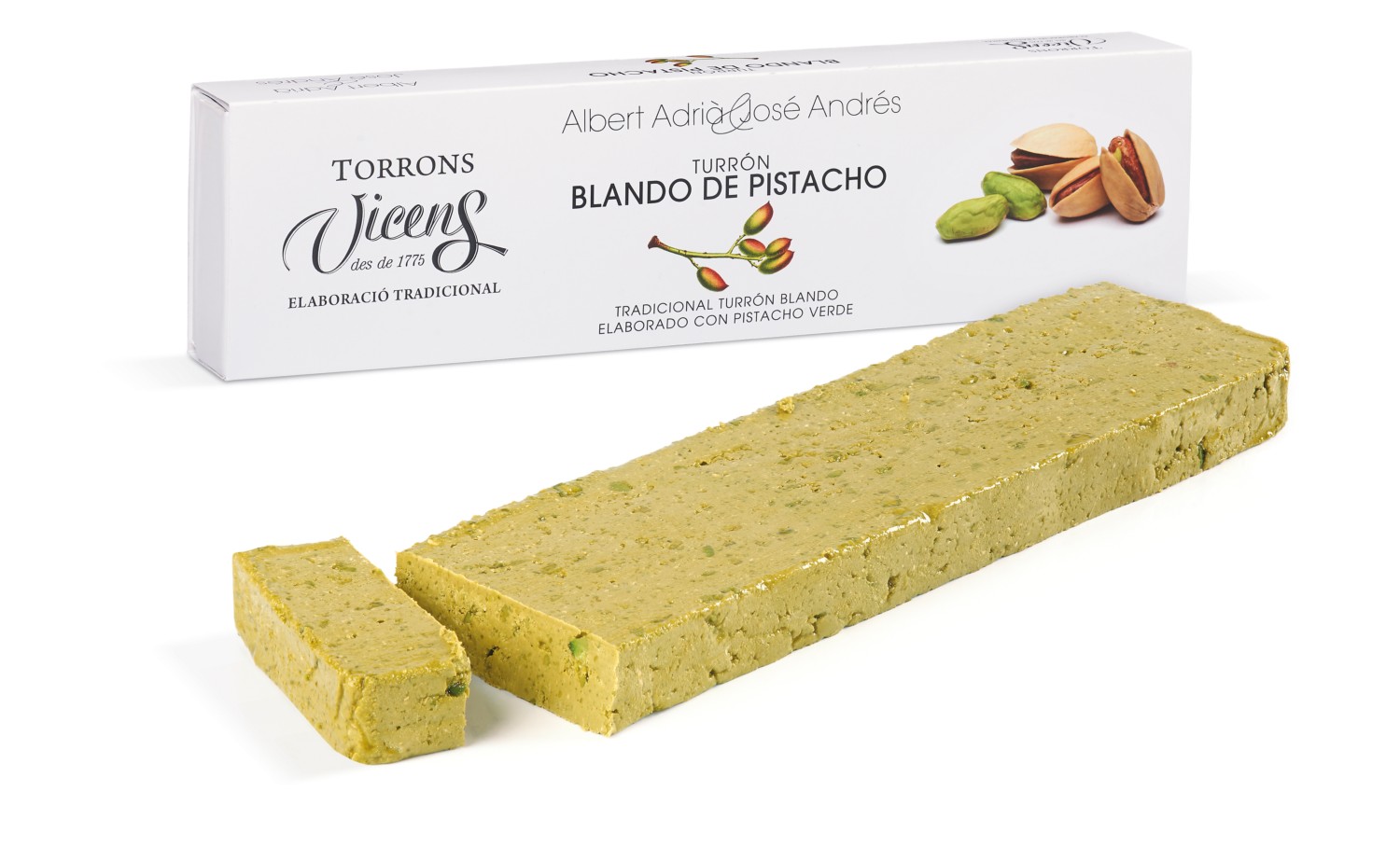 Nougat Tendre Pistache Albert Adrià & José Andrés 300g