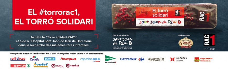 El Turrón Solidario de RAC1 y Torrons Vicens