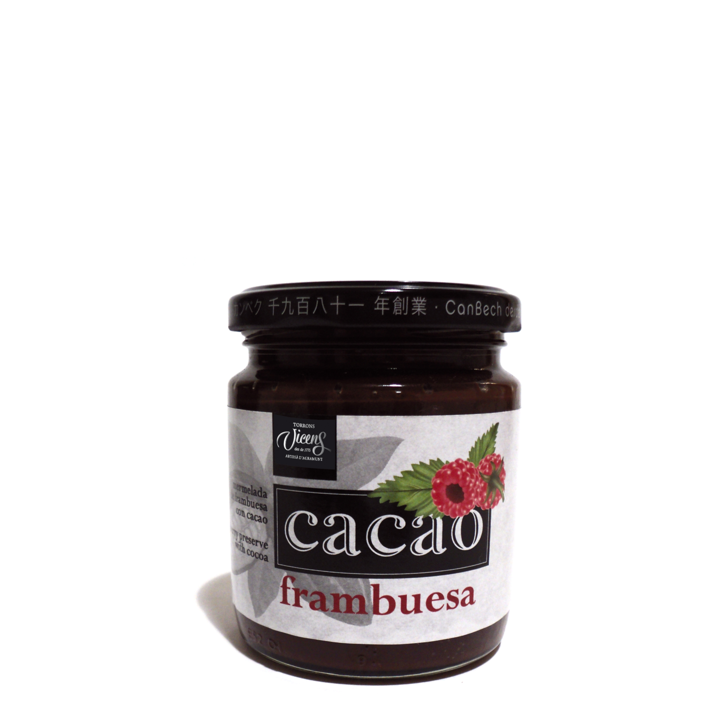 Confiture de Framboises au Cacao Vicens 290g