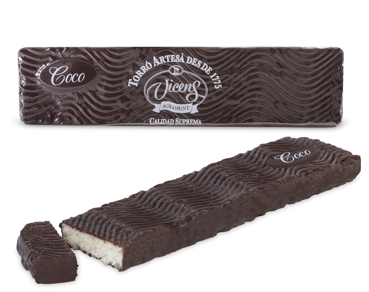 Coco Nougat Couvert Chocolat 300g