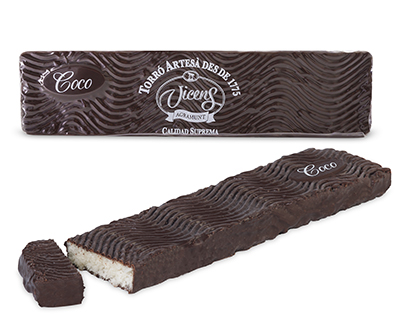 Torró de Coco Banyat Xocolata 300g