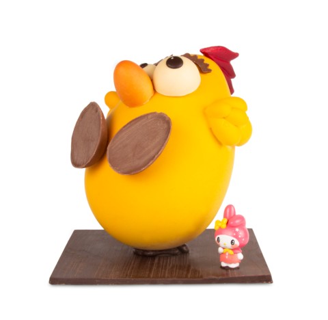 Figura Pollito de Chocolate