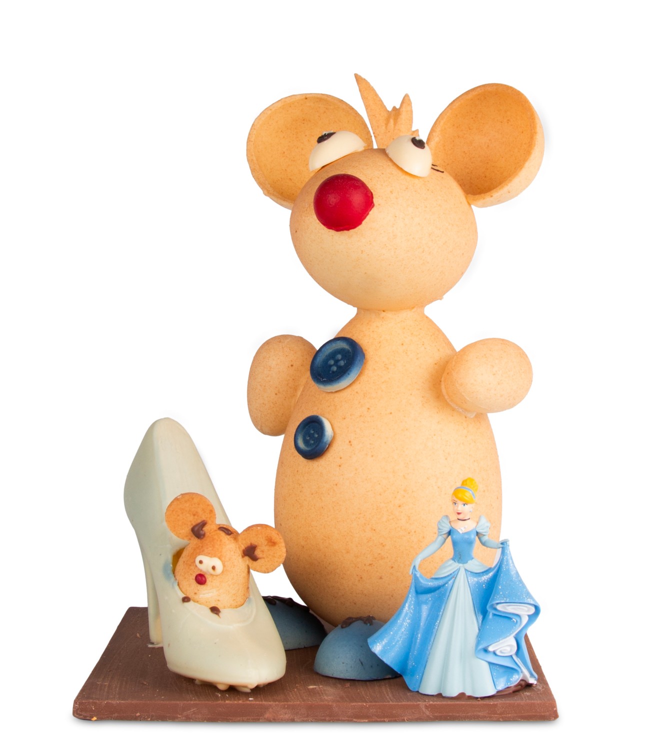 Figura Cenicienta & Ratón de Chocolate