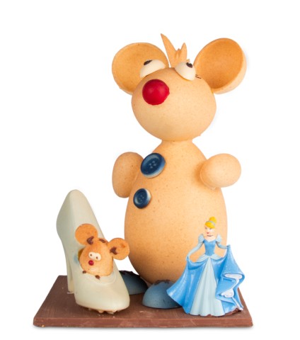 Figura Cenicienta & Ratón de Chocolate