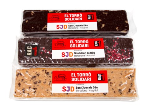 Lote de 3 Turrones Solidarios RAC1 300g