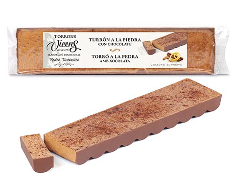 Turrón a la Piedra con Chocolate 300g