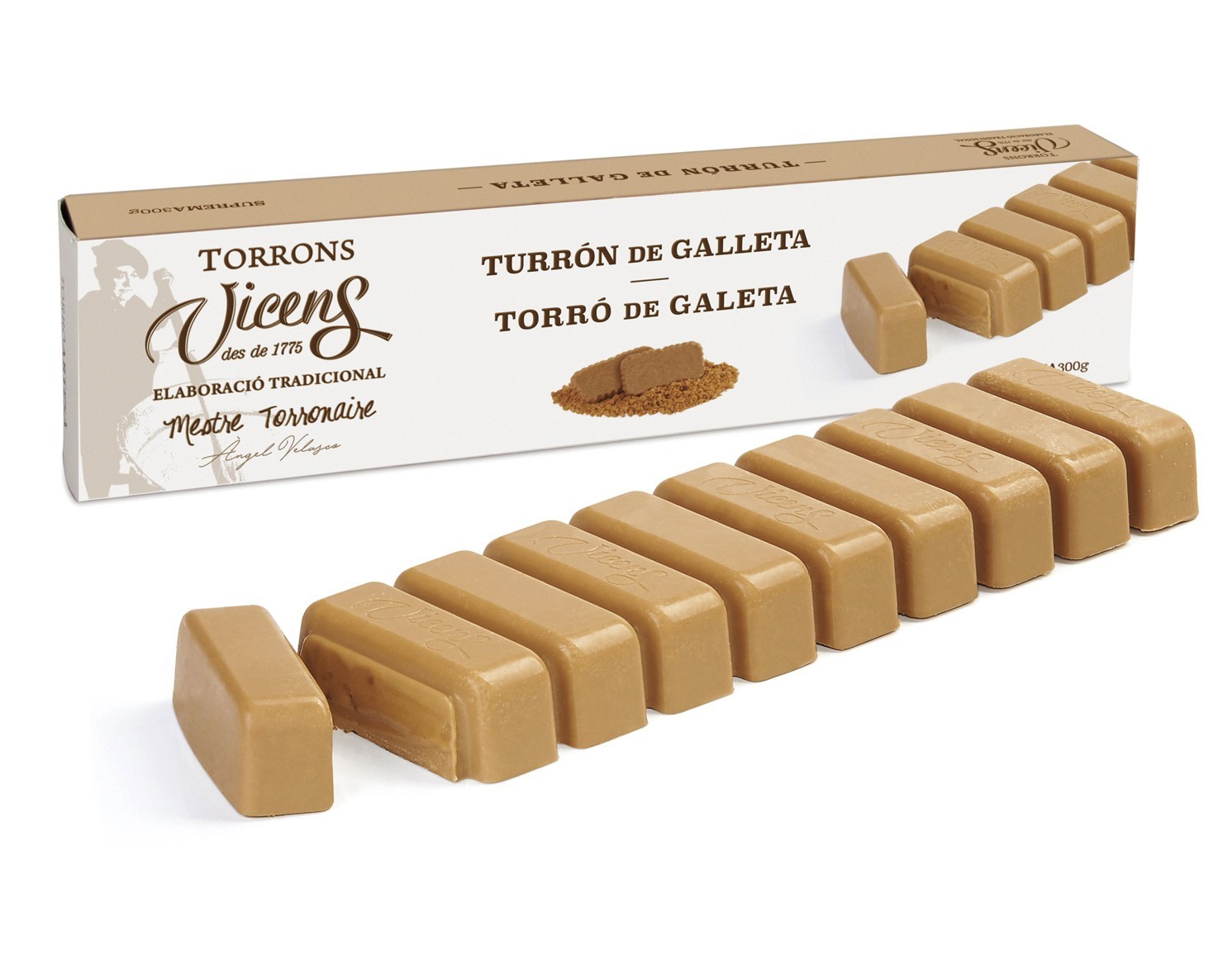 Turrón de Galleta en Estuche 300g