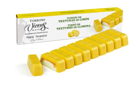 Turrón de Texturas de Limón en Estuche 300g