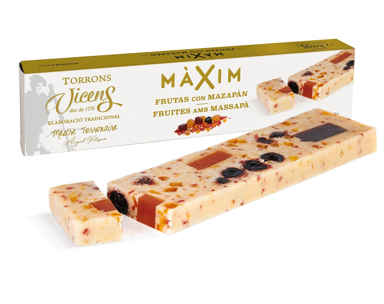 Nougat Màxim de Fruits et Massepain en étui de 300g