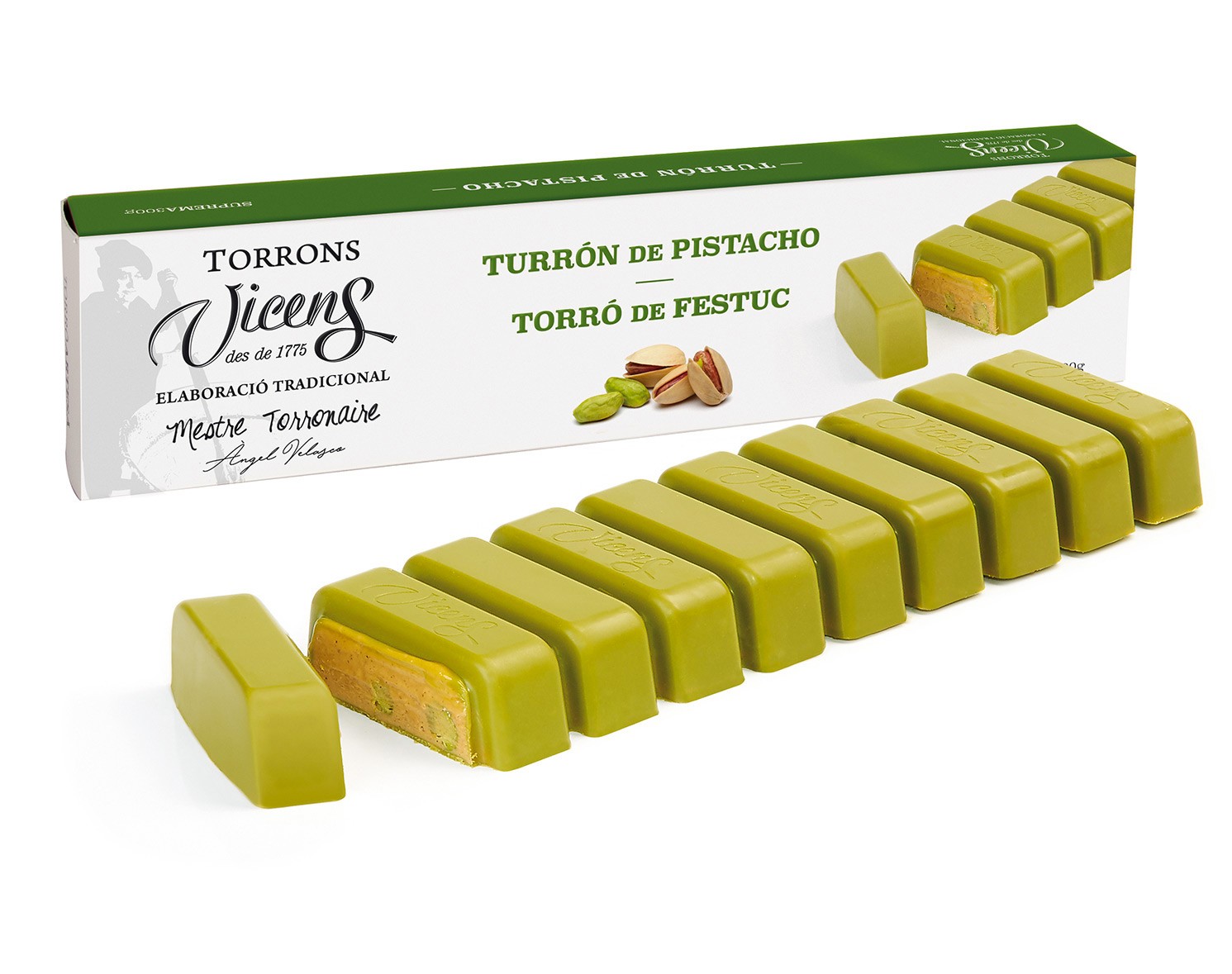 Turrón de Pistacho en Estuche 300g